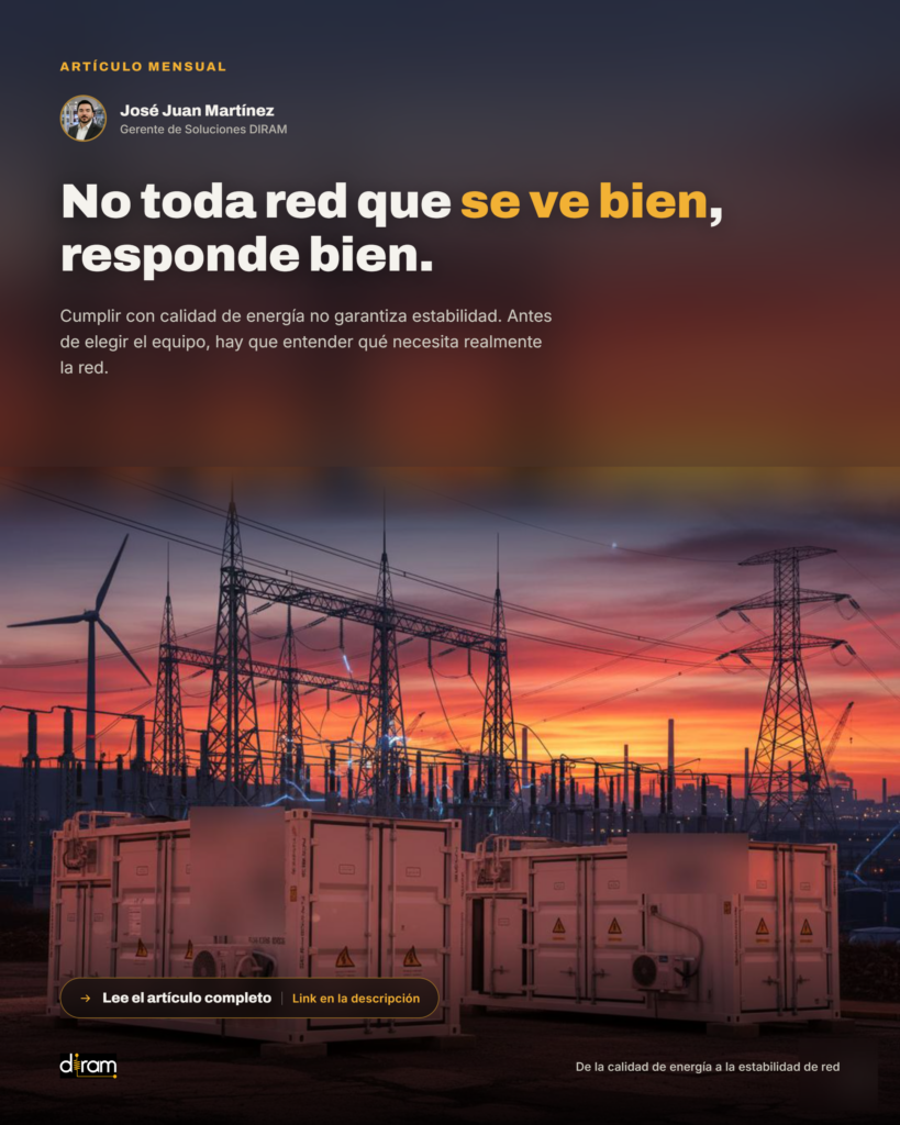de la calidad de energía a la estabilidad de red